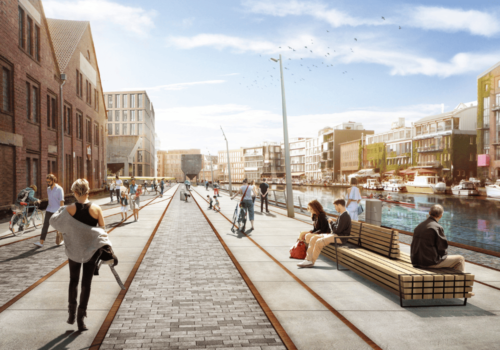 Neuer Hafenbereich in Münster wird umgebaut